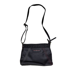 Tommy Hilfiger Purse Bag Womens Black Crossbody Bag Handbag y2k Shoulder Strap